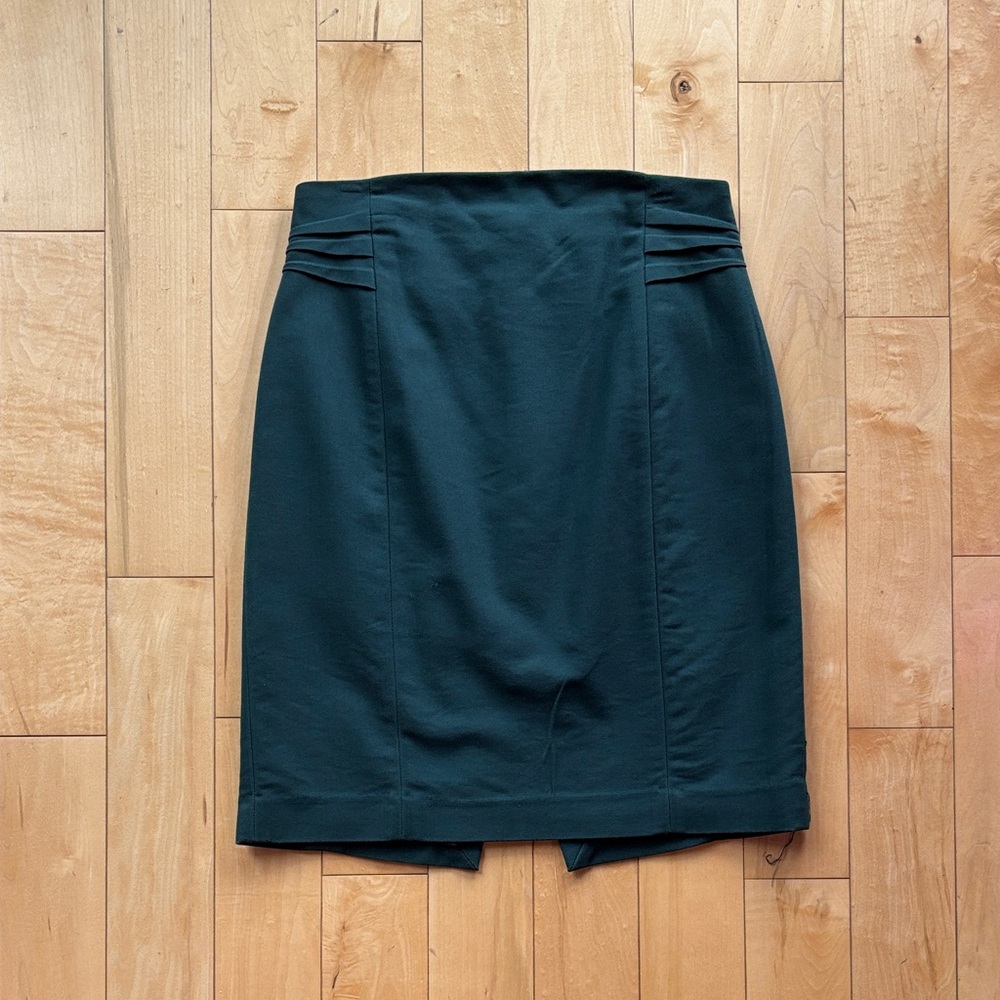 Emerald Green Pencil Skirt